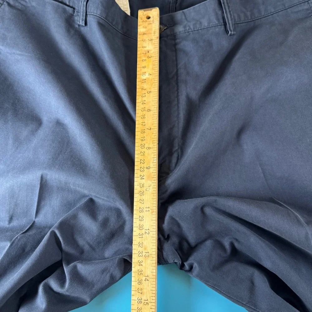 Polo Ralph Lauren Mens Navy Blue Stretch Classic Fit Chino Pants 44x32 Preppy